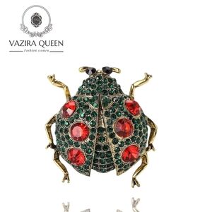 VQ Rhinestones Ladybug Brooch